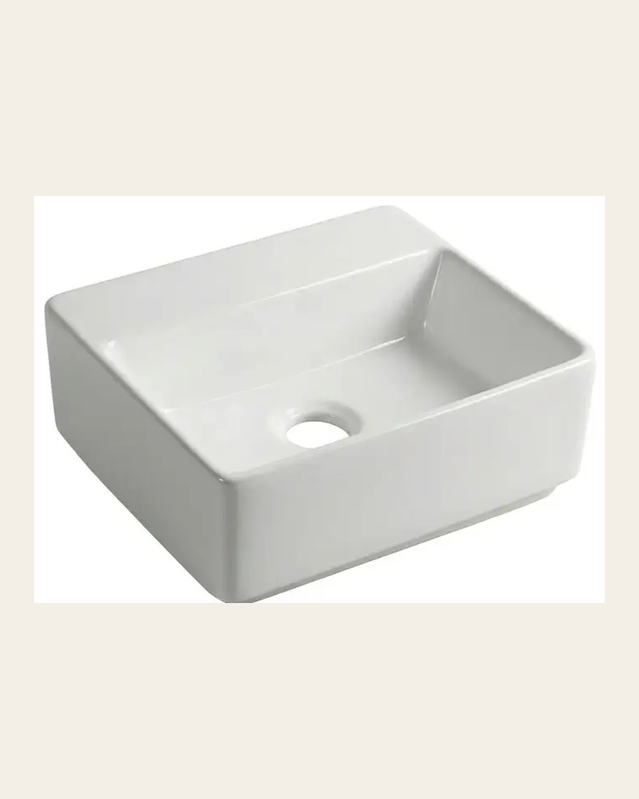 Cuba White Vessel in White