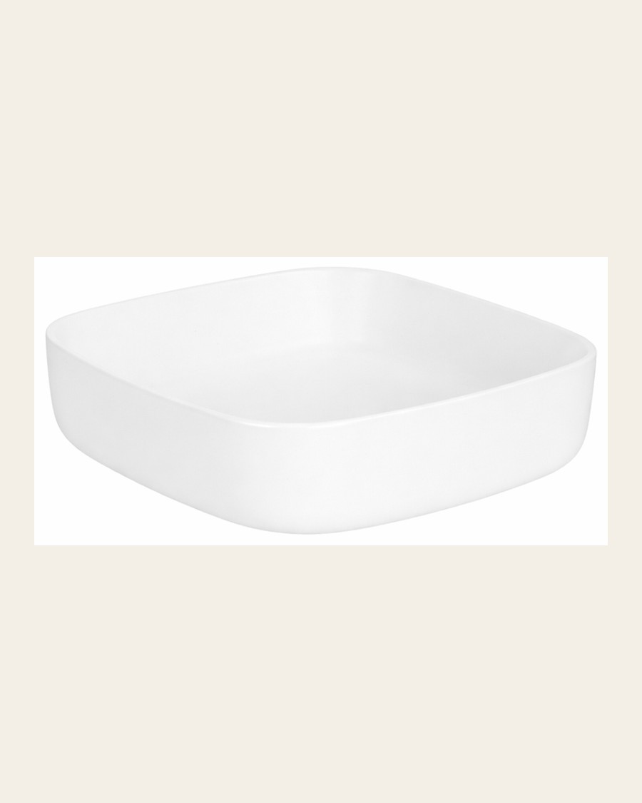 Kolar White Vessel in White