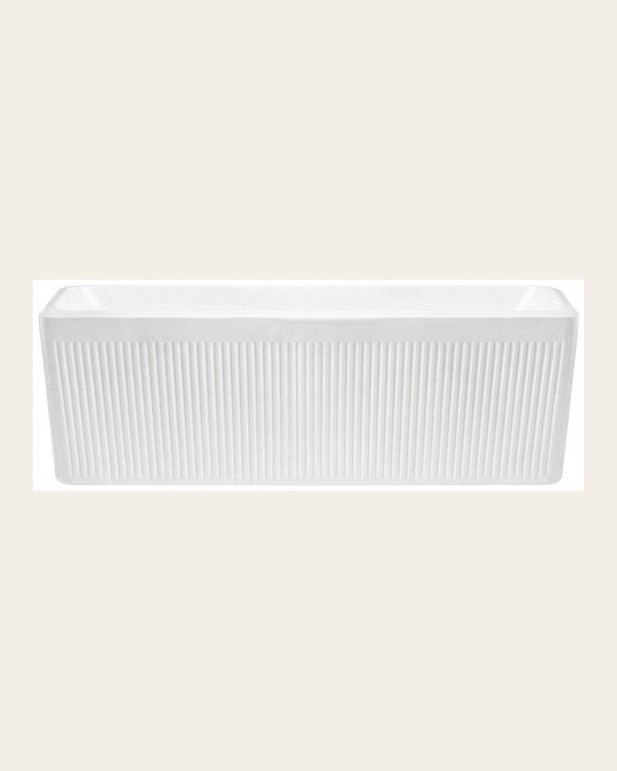 Antila Square White Bath in White