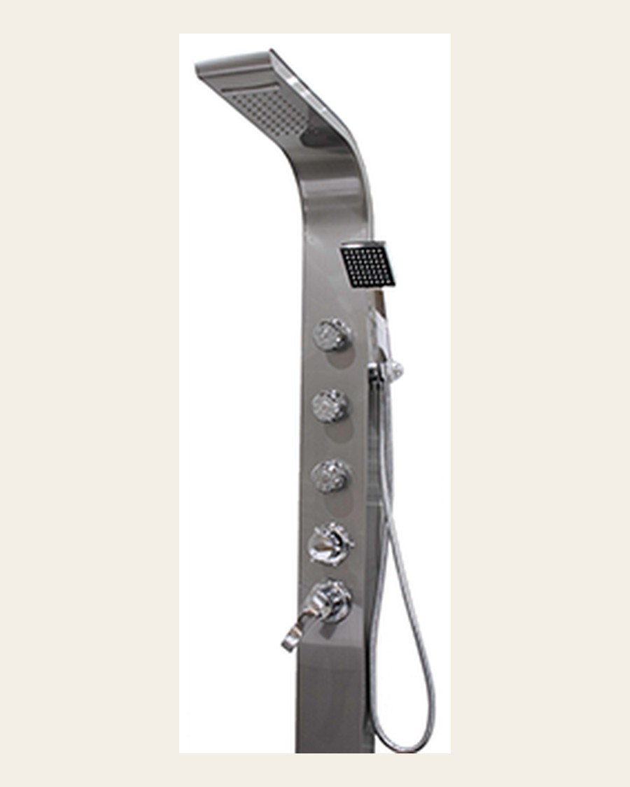 Matt Chrome Panel 1400×200 in Matt chrome