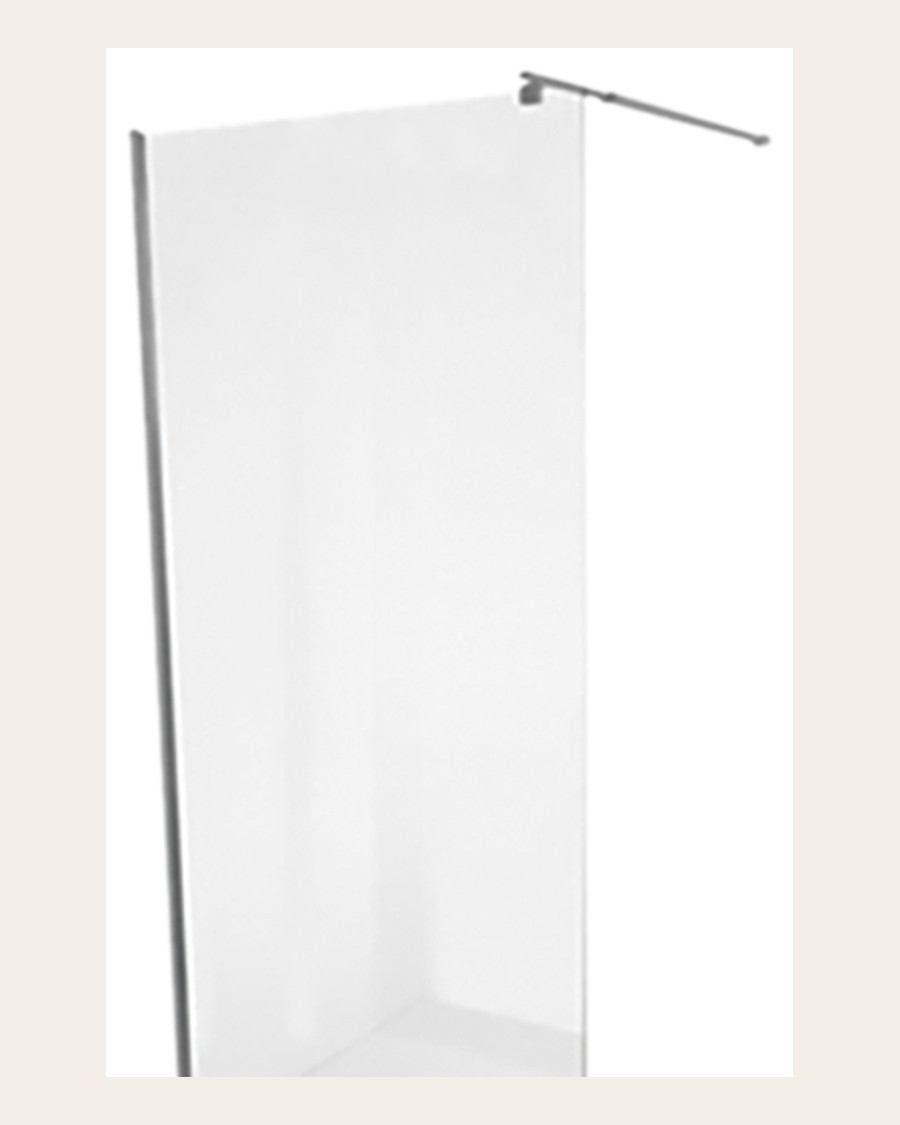Delora Chrome Walk-In in Chrome