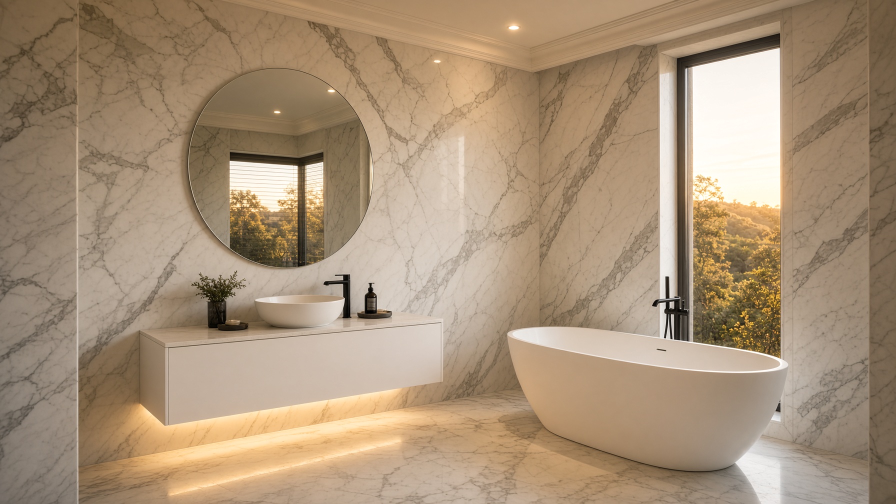Marble ensuite, Mayberry Park