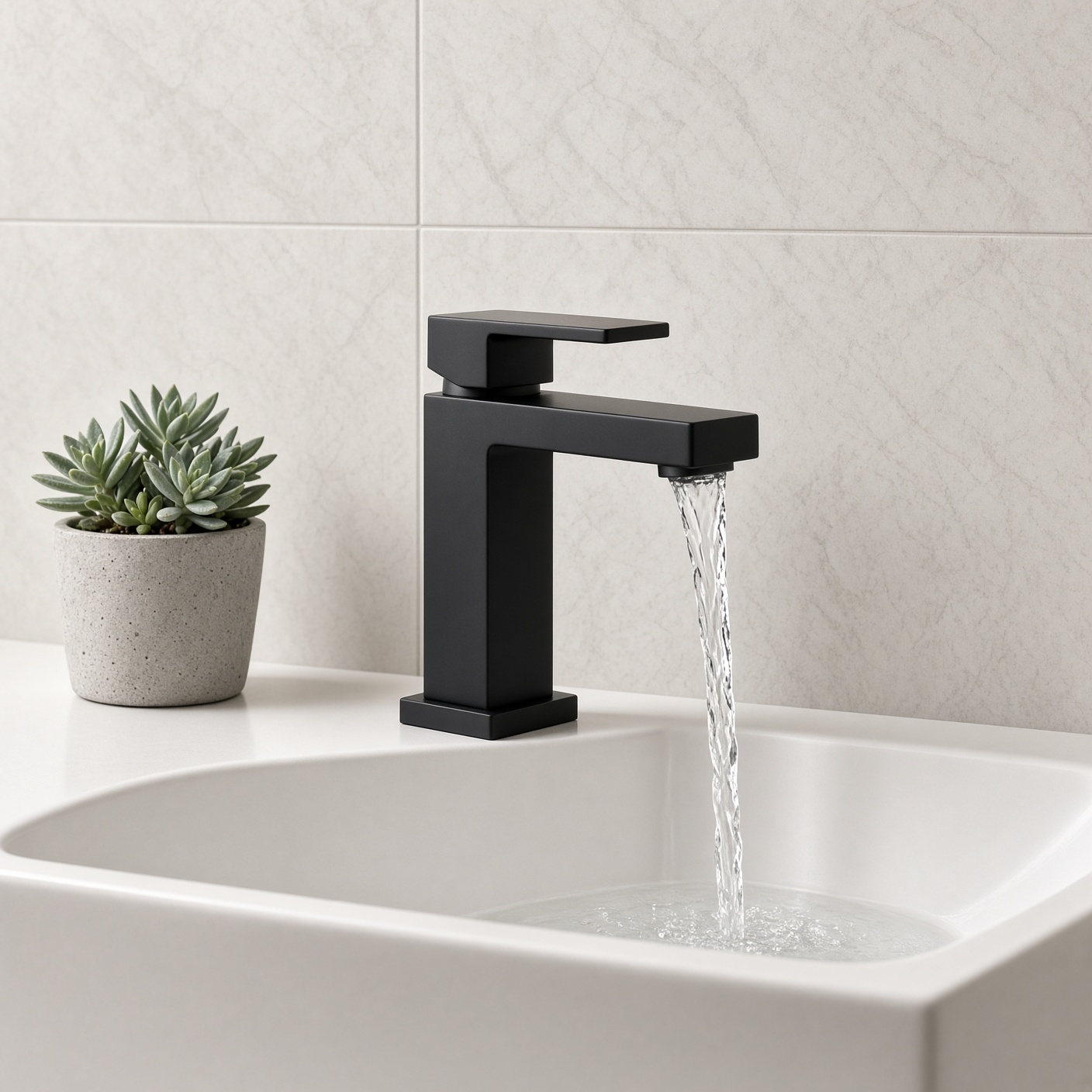 Taps & Mixers — Basin mixers and floor-standing bath fillers in chrome, black and gold.