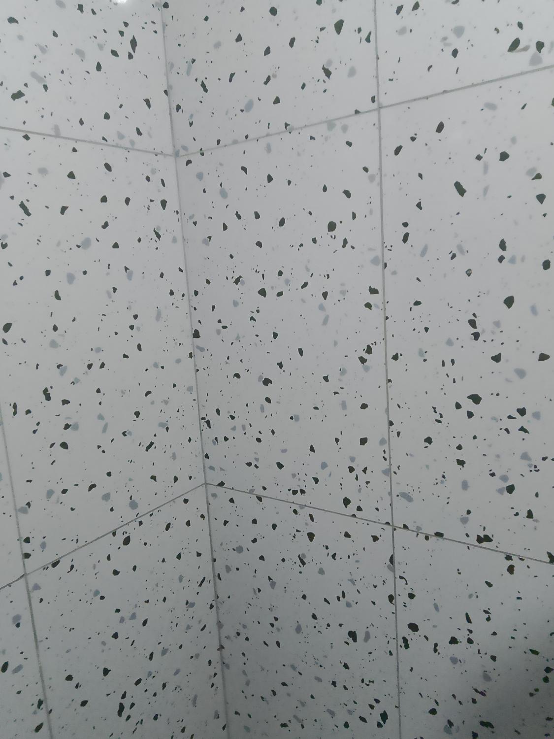 Mitred terrazzo corner