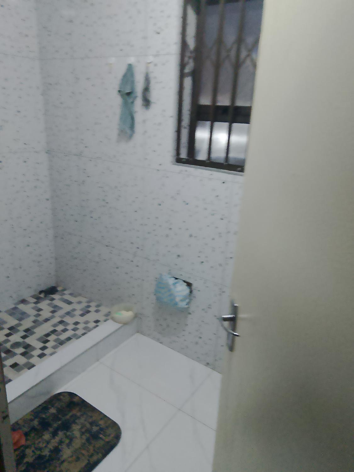 Walk-in terrazzo wet room